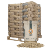 BADGER Holzpellets – Palette mit 65 Säcken à 15 kg