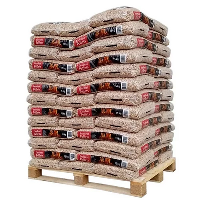 Excellent Holzpellets – Palette mit 65 Säcken à 15 kg
