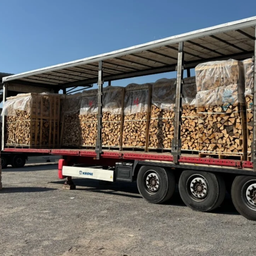 Volle LKW-Ladung gemischtes Hartholz (48 RM) – 50 cm Stämme – Premium-Mix H1 G1