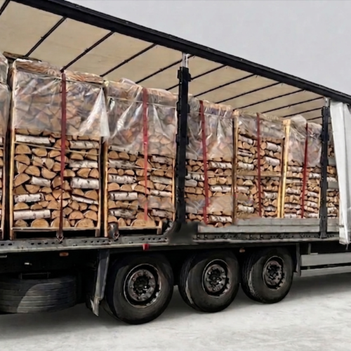 LKW-Ladung Brennholz – Hainbuche – 30/33 cm – kammergetrocknet – 2 RM Paletten